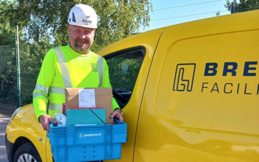 Tommy, postvaktmästare på Bredablick Facility Services