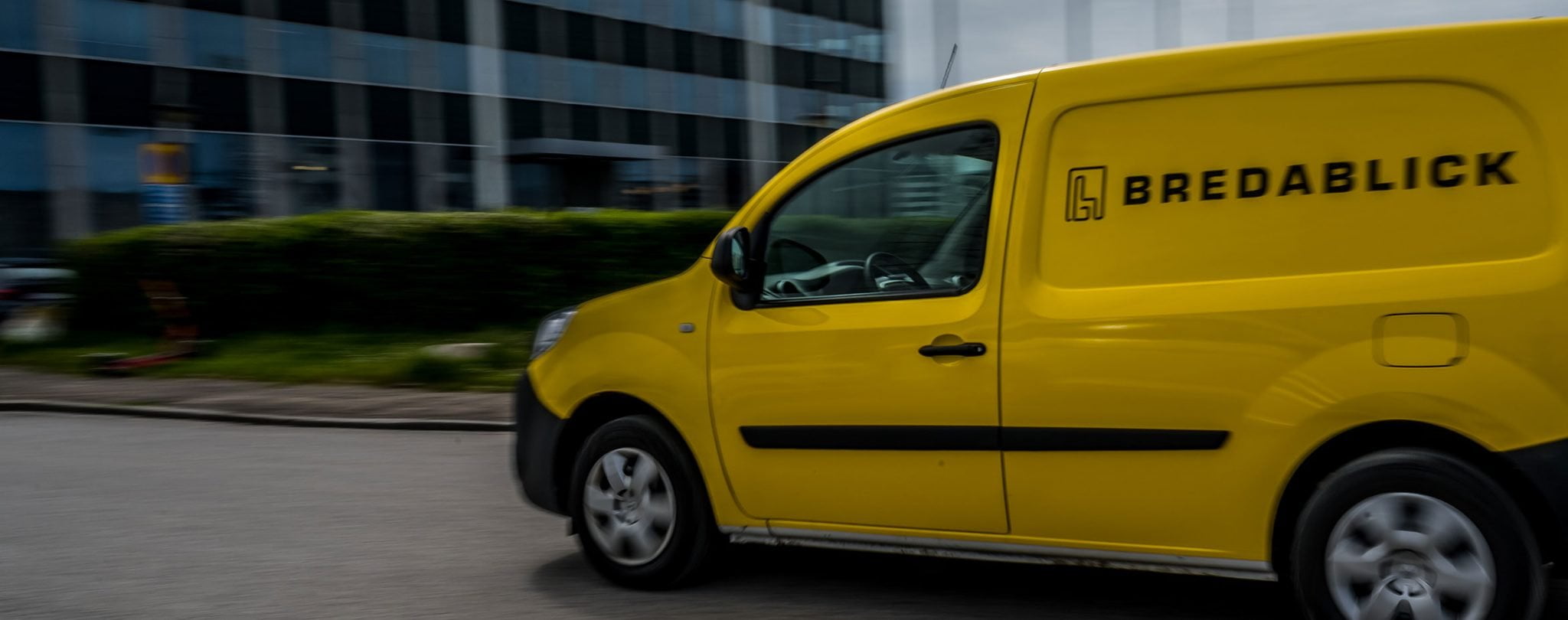 En av Bredablick Facility Services bilar