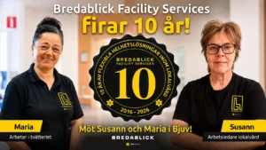 Susann och Maria på Bredablick Facility Services i Bjuv